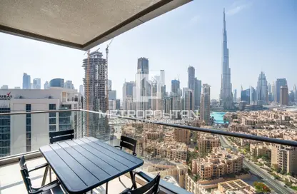 صورة لـ شرفة شقة - 3 غرف نوم - 4 حمامات للبيع في البرج الجنوبي 1 - الجناح الجنوبي - دبي وسط المدينة - دبي ، صورة رقم 1