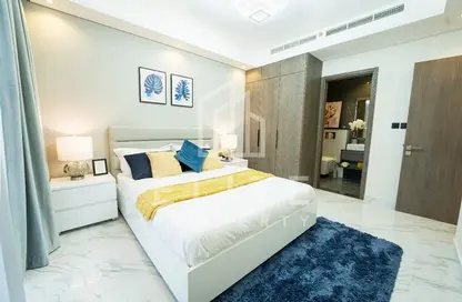 Room / Bedroom image for: Apartment - 1 Bedroom - 2 Bathrooms for sale in Gardenia Livings - Arjan - Dubai, Image 1