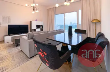 Living / Dining Room image for: Apartment - 1 Bedroom - 2 Bathrooms for sale in Gemini Splendor - Sobha Hartland - Mohammed Bin Rashid City - Dubai, Image 1