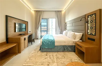 Room / Bedroom image for: Apartment - 1 Bathroom for rent in Class Hotel Apartments - Barsha Heights (Tecom) - Dubai, Image 1