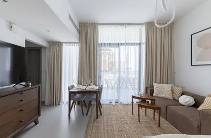 Living / Dining Room image for: Apartment - 1 Bathroom for sale in Prive Residence - Dubai Hills Estate - Dubai, Image 1
