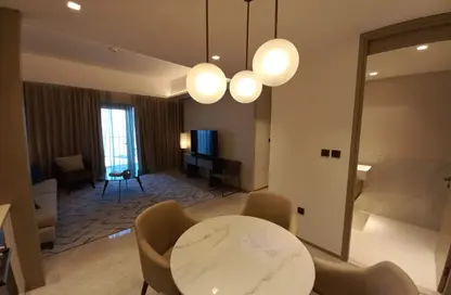 النزل و الشقق الفندقية - غرفة نوم - 2 حمامات للايجار في أدريس برج هاربور بوينت 2 - أدريس هاربور بوينت - ميناء خور دبي (ذا لاجونز) - دبي