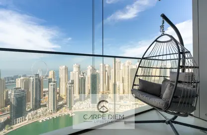 Balcony image for: Apartment - 2 Bedrooms - 2 Bathrooms for rent in Vida Residences Dubai Marina - Dubai Marina - Dubai, Image 1