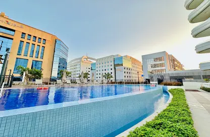 Apartment - 2 Bedrooms - 3 Bathrooms for rent in The Waves Residences - Mankhool - Bur Dubai - Dubai