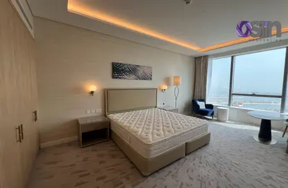 Apartment - Studio - 1 Bathroom for rent in The Palm Tower - Palm Jumeirah - Dubai