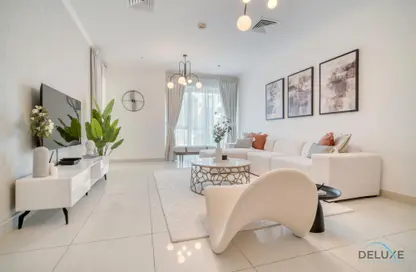 Living Room image for: Apartment - 1 Bedroom - 1 Bathroom for rent in Al Sheraa Tower - Lake Almas East - Jumeirah Lake Towers - Dubai, Image 1
