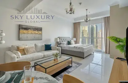 Apartment - Studio - 1 Bathroom for rent in The Court Tower - Business Bay - Dubai