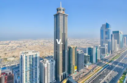 شقة - غرفة نوم - 2 حمامات للايجار في برج ميز - شارع الشيخ زايد - دبي
