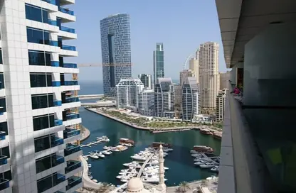Apartment - 1 Bedroom - 2 Bathrooms for rent in Escan Tower - Dubai Marina - Dubai