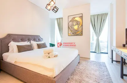 Apartment - 1 Bedroom - 2 Bathrooms for rent in Jumeirah Gate Tower 1 - The Address Jumeirah Resort and Spa - Jumeirah Beach Residence - Dubai