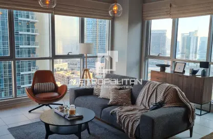 شقة - غرفة نوم - 1 حمام للايجار في ذا ريزيدنس 2 - برج ريزيدنس - دبي وسط المدينة - دبي