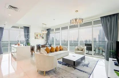 Apartment - 3 Bedrooms - 4 Bathrooms for rent in Sunrise Bay - EMAAR Beachfront - Dubai Harbour - Dubai