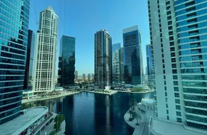 شقة - 1 حمام للايجار في خور الجميرا 1 - (JLT) مجمع X - أبراج بحيرة الجميرا - دبي