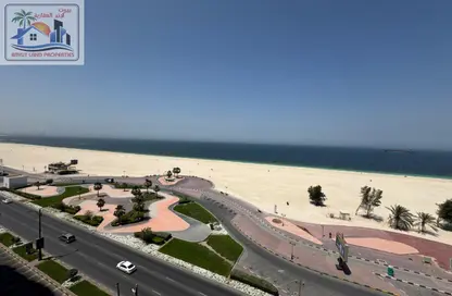 Apartment - 3 Bedrooms - 4 Bathrooms for rent in Ajman Corniche Residences - Ajman Corniche Road - Ajman