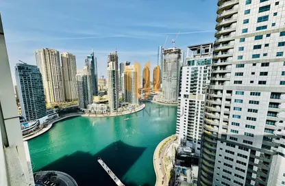 شقة - غرفة نوم - 2 حمامات للايجار في مارينا فيو  A برج - مارينا فيو - دبي مارينا - دبي