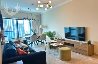 Apartment - 2 Bedrooms - 3 Bathrooms for rent in Time Place Tower - Dubai Marina - Dubai