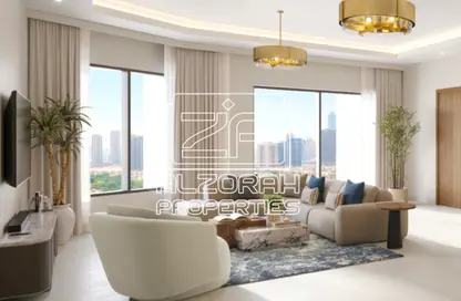 Apartment - 1 Bedroom - 2 Bathrooms for sale in Tower C1 - Ajman Pearl Towers - Ajman Downtown - Ajman