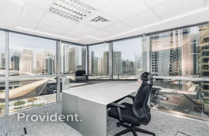Office Space - Studio - 1 Bathroom for rent in Indigo Tower - JLT Cluster D - Jumeirah Lake Towers - Dubai