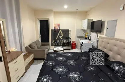 Apartment - Studio - 1 Bathroom for rent in Orient Tower 1 - Orient Towers - Al Bustan - Ajman