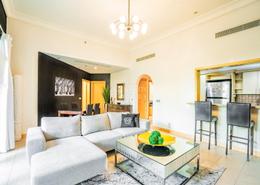 Living / Dining Room image for: Apartment - 2 bedrooms - 3 bathrooms for rent in Abu Keibal - Shoreline Apartments - Palm Jumeirah - Dubai, Image 1