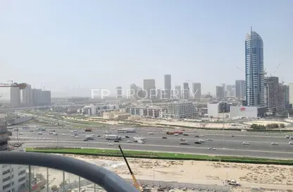 Apartment - Studio - 1 Bathroom for rent in Ice Hockey - Dubai Sports City - Dubai