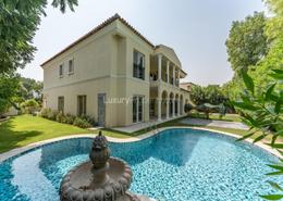 Pool image for: Villa - 4 bedrooms - 5 bathrooms for rent in Family Villa Area - Green Community East - Green Community - Dubai, Image 1