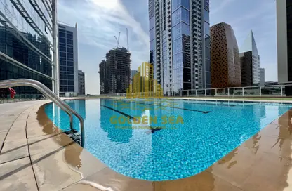 صورة لـ حوض سباحة شقة - غرفة نوم - 2 حمامات للايجار في برج آد ون - كابيتال سنتر - أبوظبي ، صورة رقم 1
