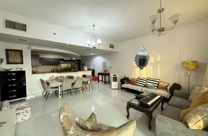 Apartment - 3 Bedrooms - 4 Bathrooms for rent in Mazaya 6 - Queue Point - Dubai Land - Dubai