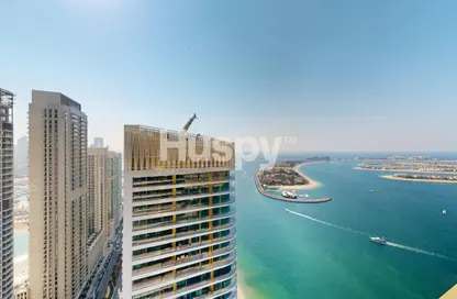 شقة - غرفة نوم - 1 حمام للايجار في جراند بلو تاور 1 - إعمار بيتشفرونت - دبي هاربور - دبي