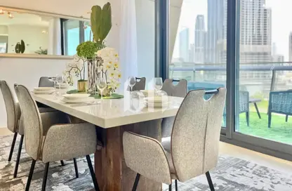 Apartment - 3 Bedrooms - 4 Bathrooms for rent in Burj Vista 1 - Burj Vista - Downtown Dubai - Dubai