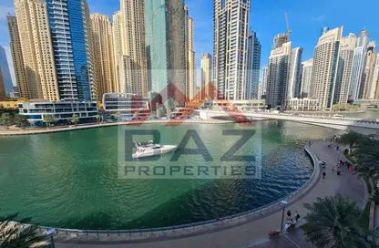 شقة - غرفة نوم - 2 حمامات للايجار في برج The Atlantic 1 - الأطلنطي - دبي مارينا - دبي