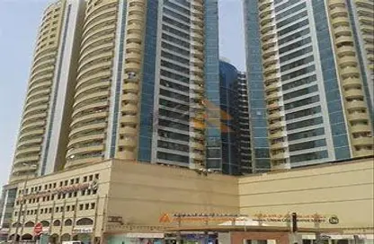 Outdoor Building image for: Apartment - 1 Bathroom for sale in Horizon Towers - Ajman Downtown - Ajman, Image 1