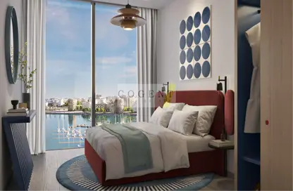 Room / Bedroom image for: Apartment - 2 Bedrooms - 2 Bathrooms for sale in Nautica Two - Maritime City - Dubai, Image 1