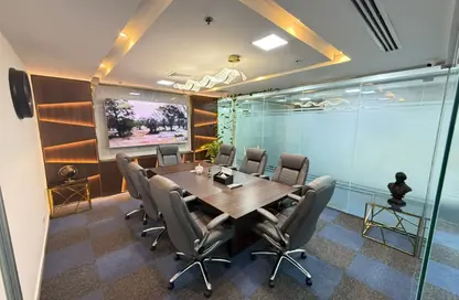 Business Centre - Studio - 2 Bathrooms for rent in Clover Bay Tower - Business Bay - Dubai