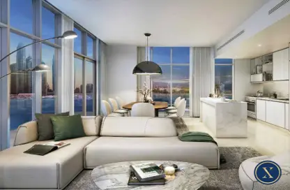 Apartment - 2 Bedrooms - 2 Bathrooms for sale in Palace Beach Residence - EMAAR Beachfront - Dubai Harbour - Dubai