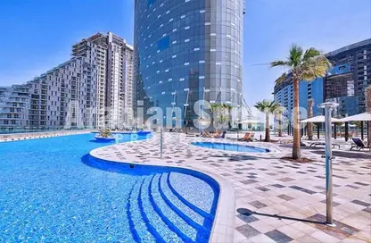 Pool image for: Apartment - 3 Bedrooms - 4 Bathrooms for sale in Sun Tower - Shams Abu Dhabi - Al Reem Island - Abu Dhabi, Image 1