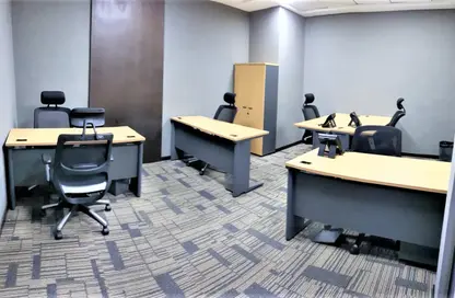 Office Space - Studio - 1 Bathroom for rent in Clover Bay Tower - Business Bay - Dubai