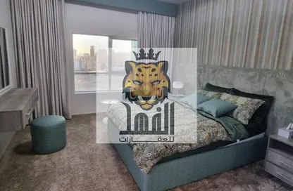 Apartment - 1 Bedroom - 2 Bathrooms for sale in Orient Tower 2 - Orient Towers - Al Bustan - Ajman