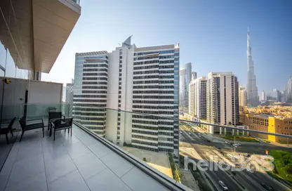 Apartment - 1 Bedroom - 2 Bathrooms for rent in Marquise Square Tower - Business Bay - Dubai