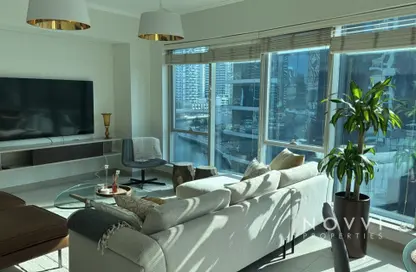 Apartment - 1 Bedroom - 2 Bathrooms for rent in Beauport Tower - Marina Promenade - Dubai Marina - Dubai