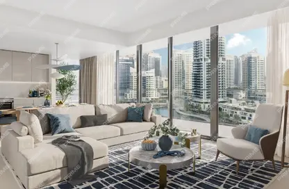 Apartment - 2 Bedrooms - 3 Bathrooms for sale in Marina Shores - Dubai Marina - Dubai