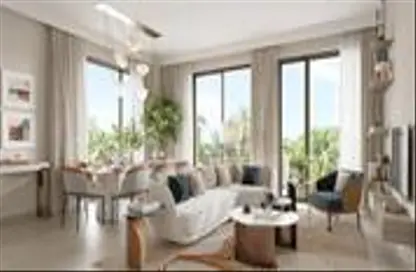 Living / Dining Room image for: Apartment - 2 Bedrooms - 2 Bathrooms for sale in Cedar - Dubai Creek Harbour (The Lagoons) - Dubai, Image 1