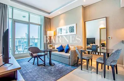 Living / Dining Room image for: Apartment - 1 Bedroom - 2 Bathrooms for sale in PRIVE BY DAMAC (A) - DAMAC Maison Privé - Business Bay - Dubai, Image 1