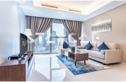 شقة - غرفة نوم - 1 حمام للايجار في فندق ومساكن برج باراماونت - الخليج التجاري - دبي