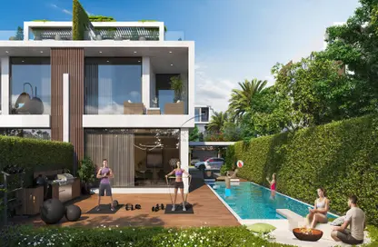 Pool image for: Villa - 5 Bedrooms - 6 Bathrooms for sale in Park Greens - Damac Hills 2 - Dubai, Image 1