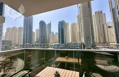 النزل و الشقق الفندقية - غرفة نوم - 2 حمامات للبيع في شقق أورا هاربور السكنية والفندقية - دبي مارينا - دبي