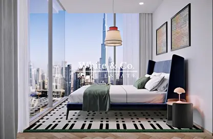 شقة - 1 حمام للبيع في بنينسولا ثري - بنينسولا - الخليج التجاري - دبي
