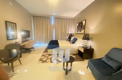 Living Room image for: Apartment - 1 Bathroom for rent in Artesia C - Artesia - DAMAC Hills - Dubai, Image 1
