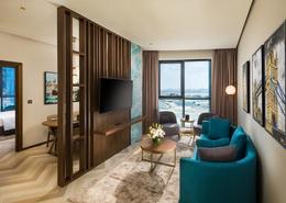 Living Room image for: Hotel and Hotel Apartment - 1 bedroom - 1 bathroom for rent in Barsha Heights (Tecom) - Dubai, Image 1