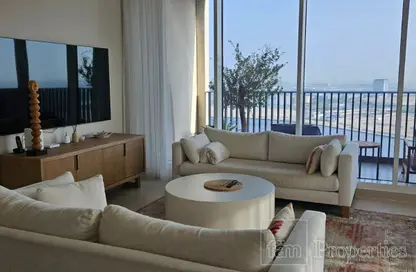 Living Room image for: Apartment - 3 Bedrooms - 4 Bathrooms for sale in Harbour Gate Tower 1 - Harbour Gate - Dubai Creek Harbour (The Lagoons) - Dubai, Image 1